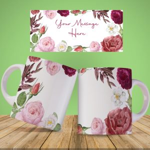 Sublimated Mug Of Purple and Mauve