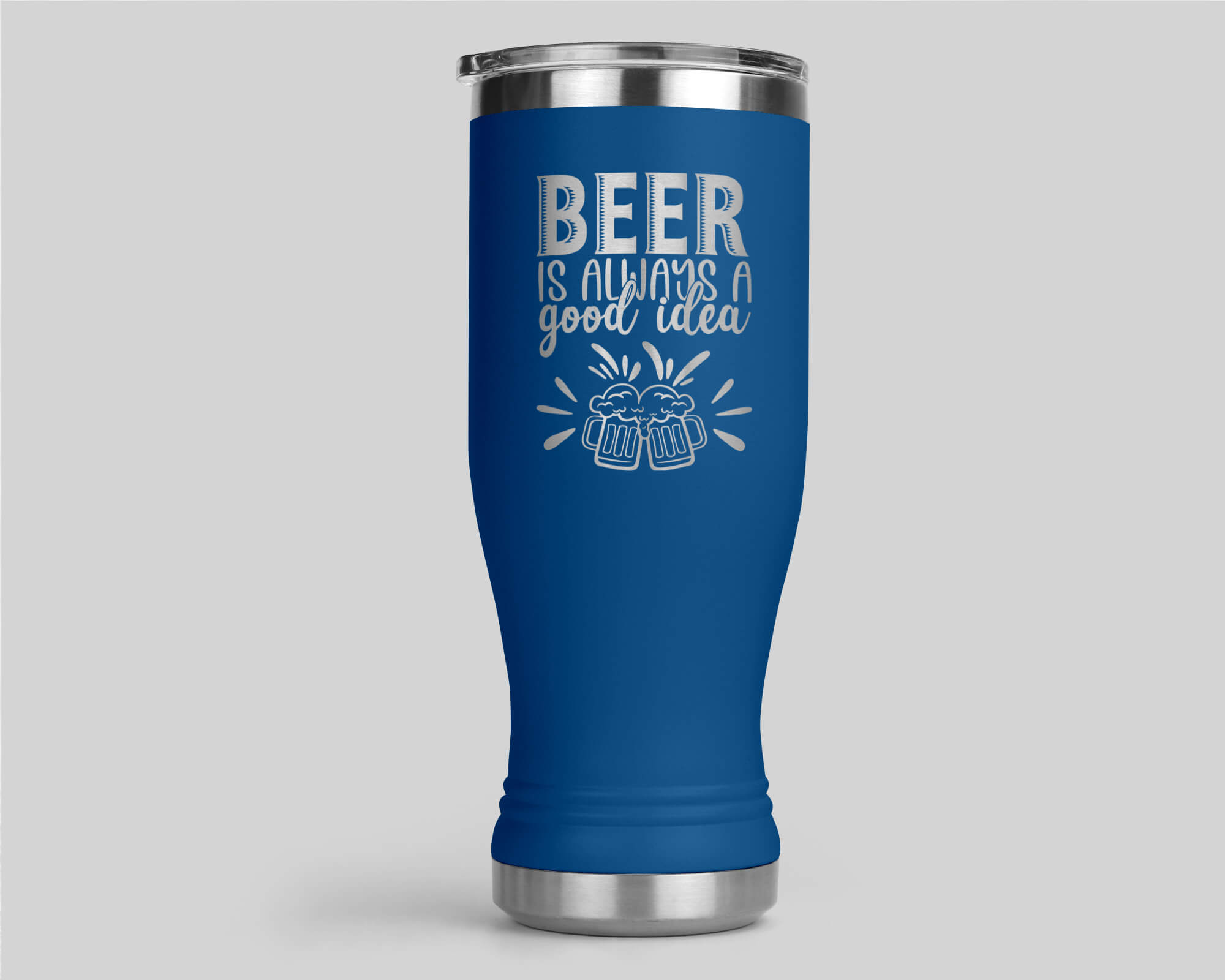 Laser Engraved 20oz Stainless Steel Pilsner Tumbler Beer Designs! - Image 2