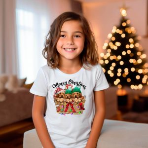 Merry Christmas Little Doggies T Shirt