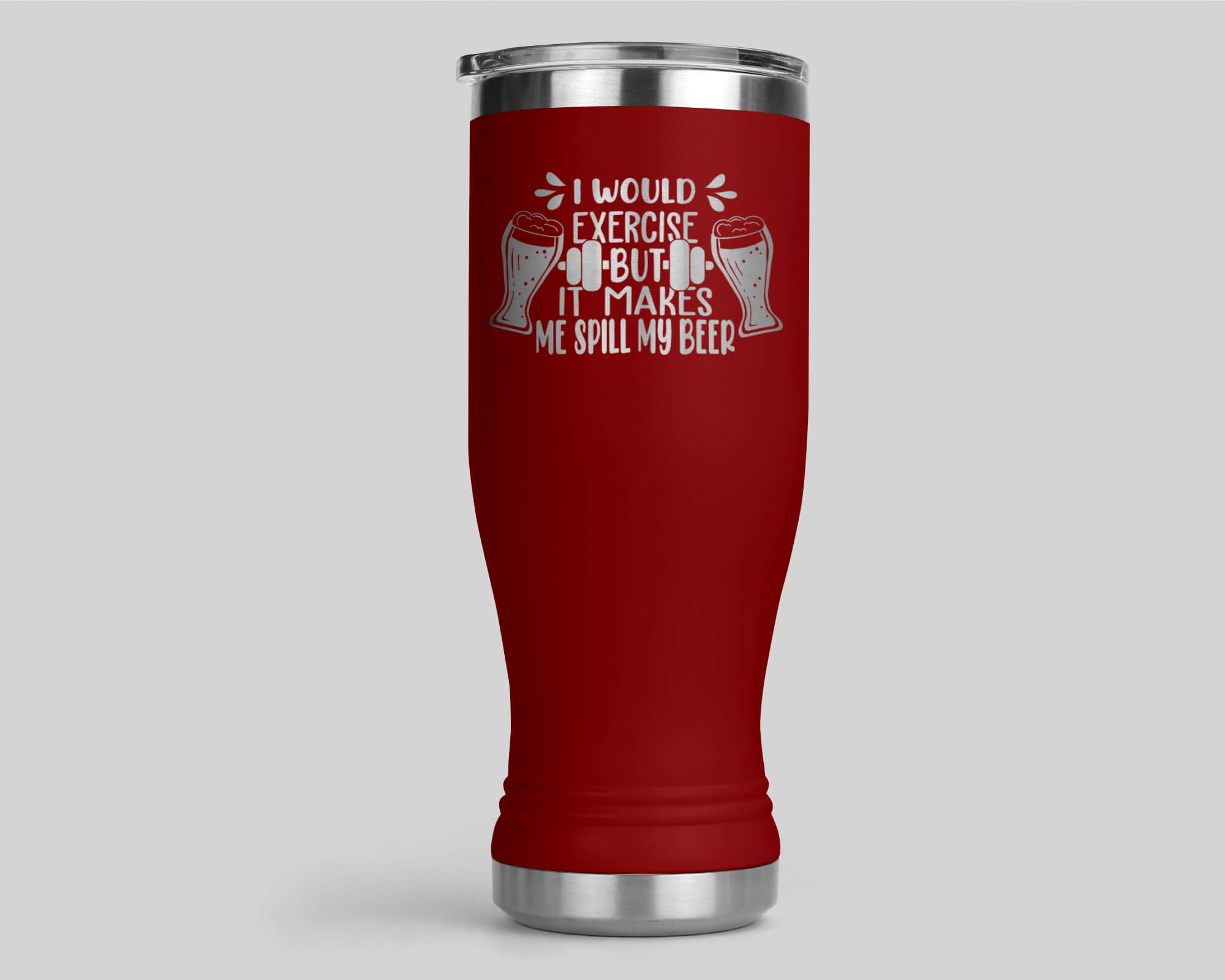 Laser Engraved 20oz Stainless Steel Pilsner Tumbler Beer Designs! - Image 10