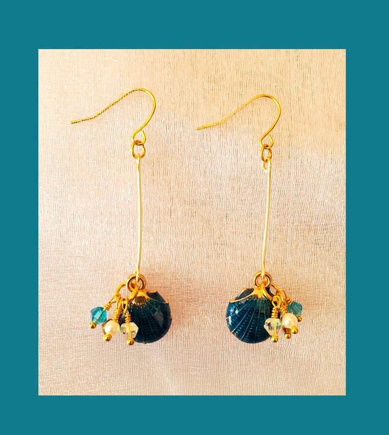Gold Tone Dangle Earrings