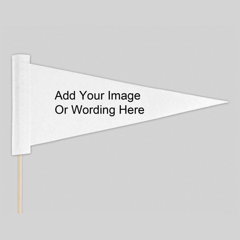 Team Pennant Add Your Own Design.