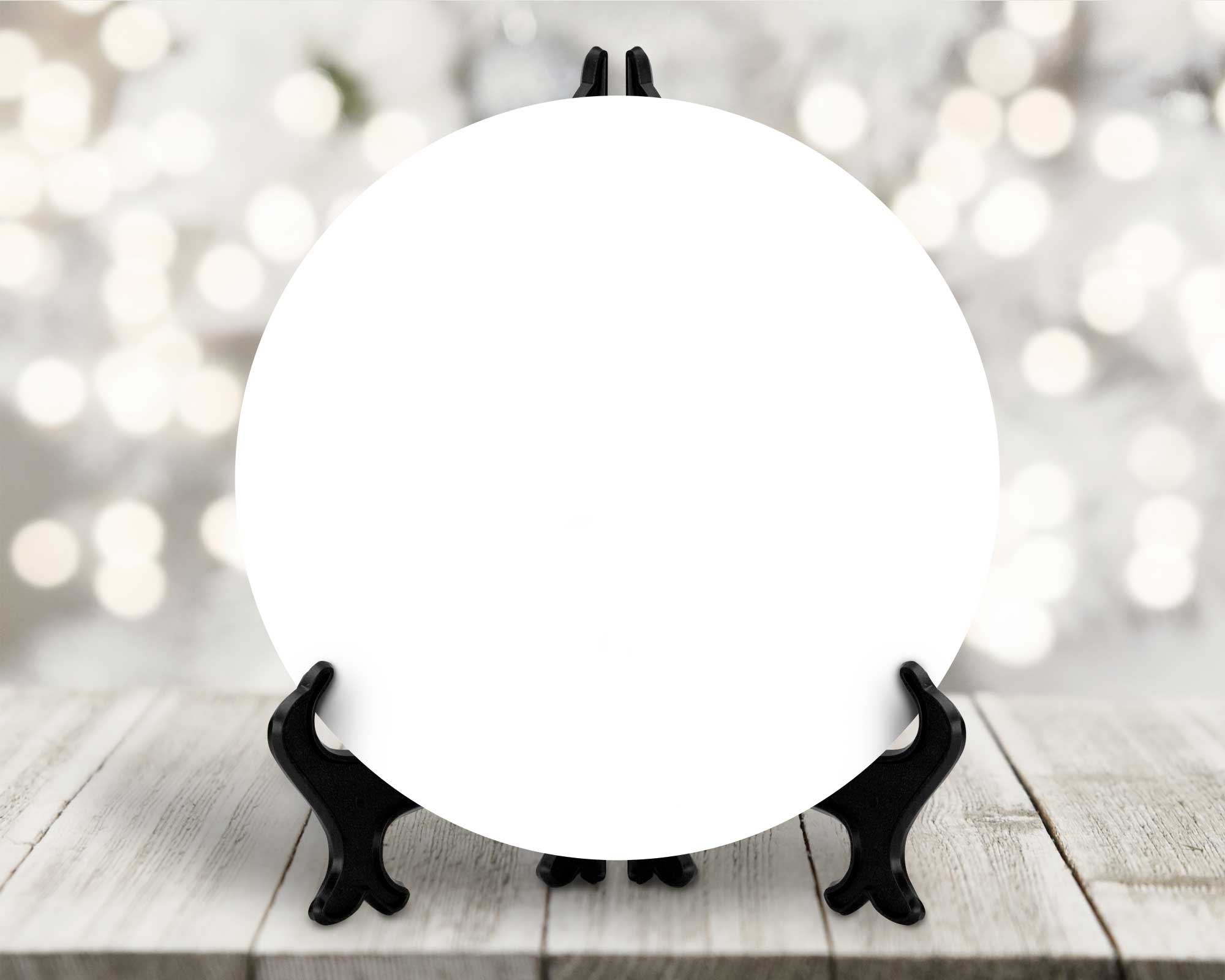 Ceramic Plate Custom Sublimated Just For You! Add Your Own Photo Or Graphic - Image 3