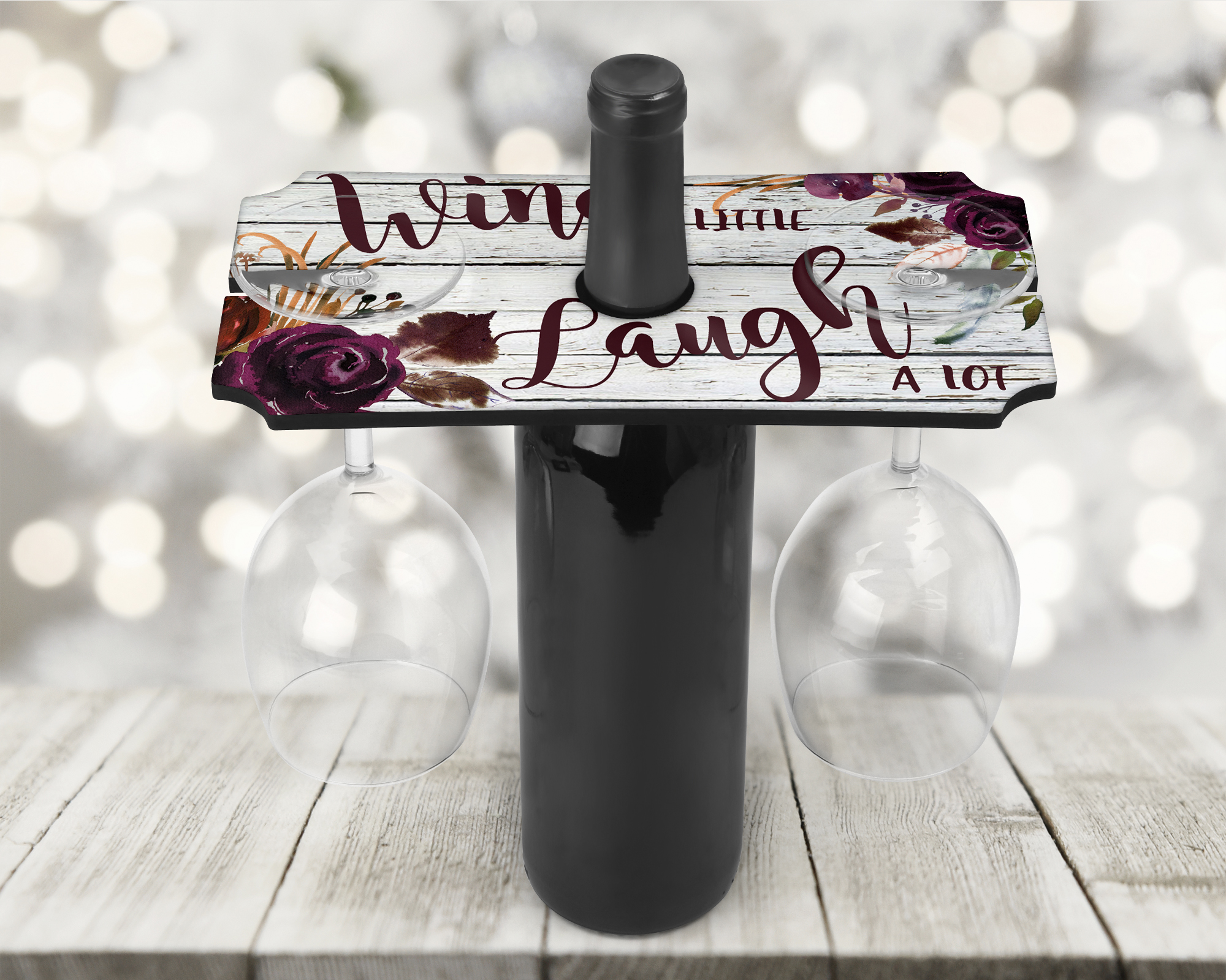Wine Caddy For 2 Custom Sublimated Choose Your Design