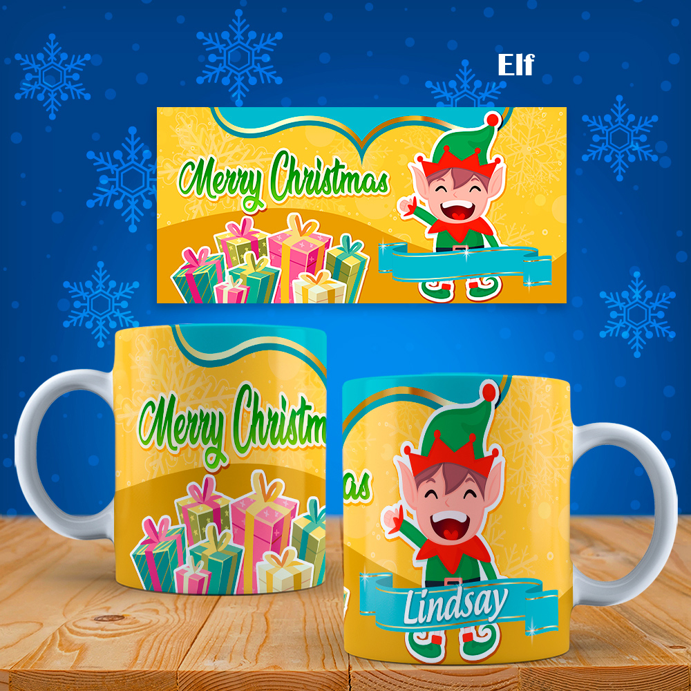 Personalized Christmas Mugs Adorned With Name - Image 11
