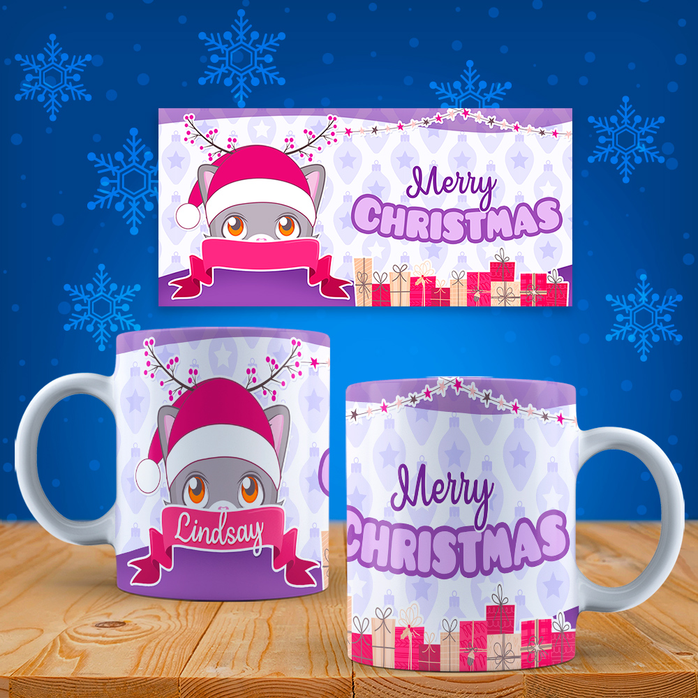 Personalized Christmas Mugs Adorned With Name - Image 15