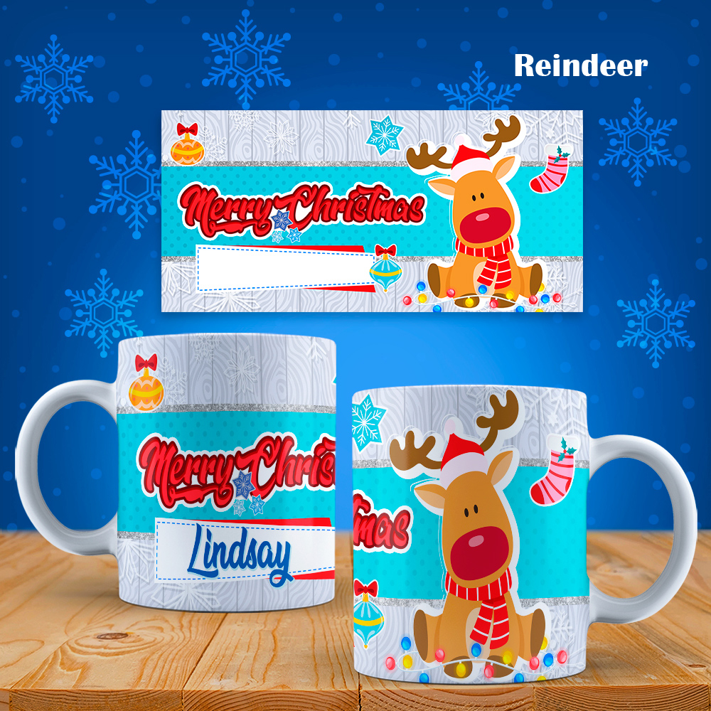 Personalized Christmas Mugs Adorned With Name - Image 3