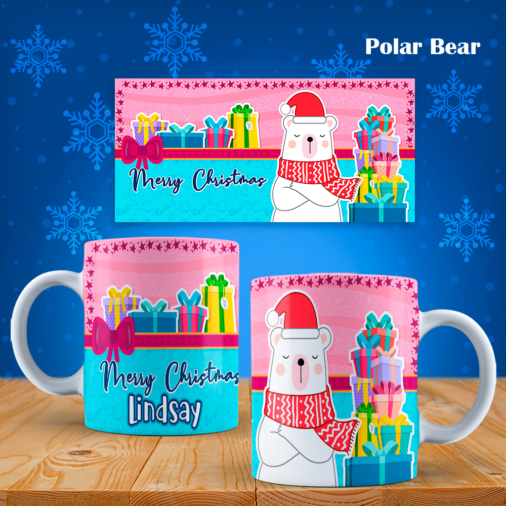 Personalized Christmas Mugs Adorned With Name - Image 4