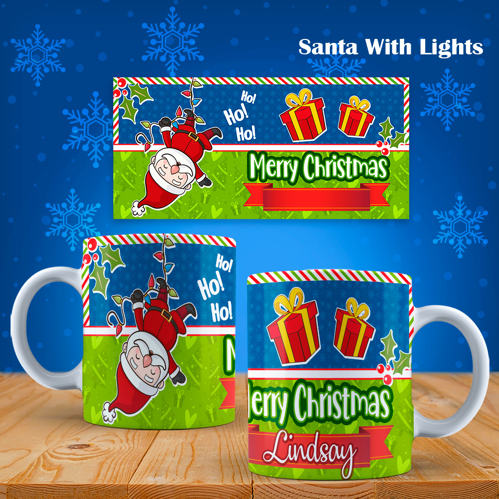 Personalized Christmas Mugs Adorned With Name - Image 8