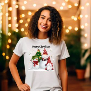 Snow Gnomes T Shirt Adult