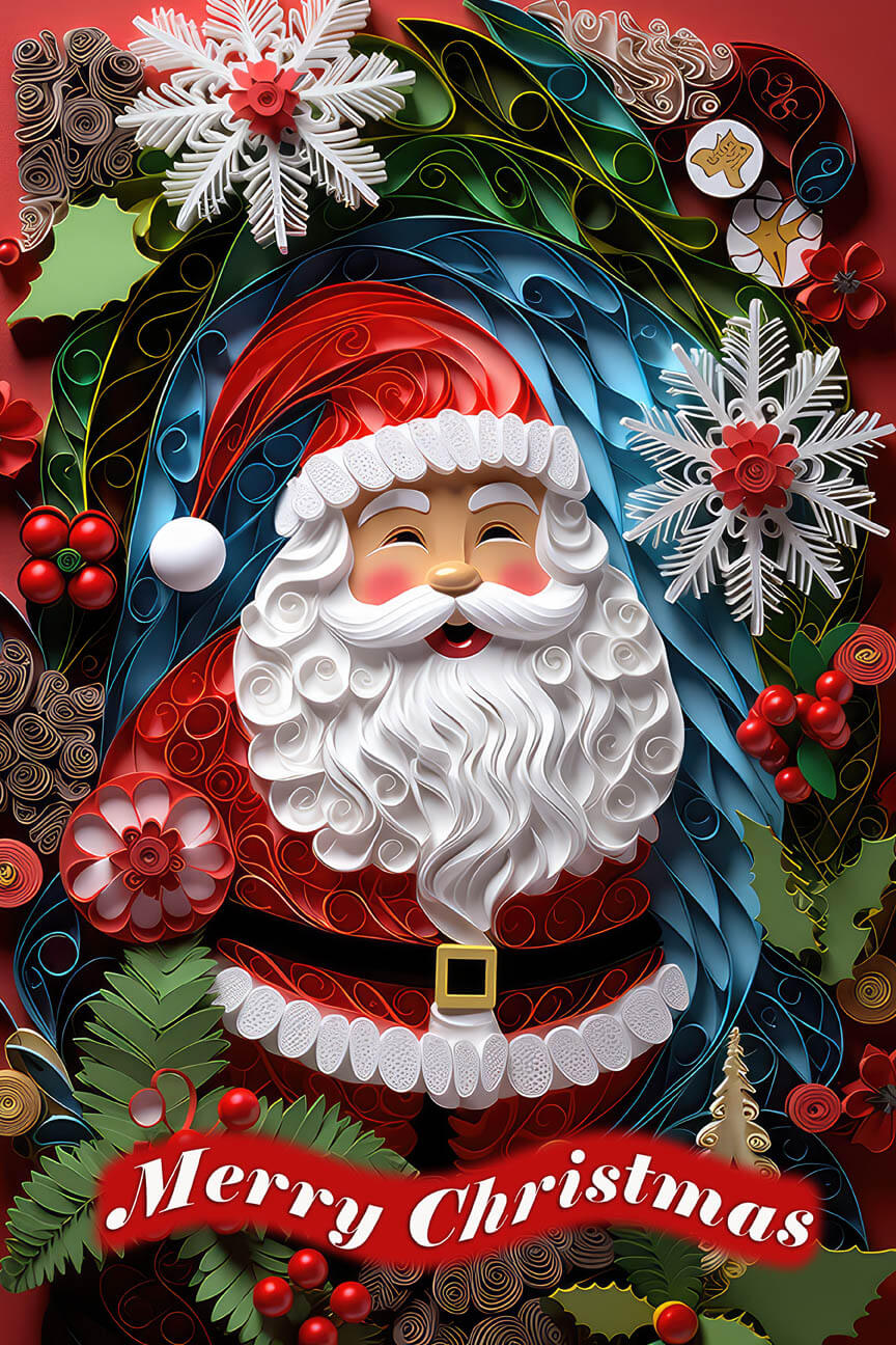 3D Christmas Garden Flags Custom Sublimated Assorted Designs - Image 3