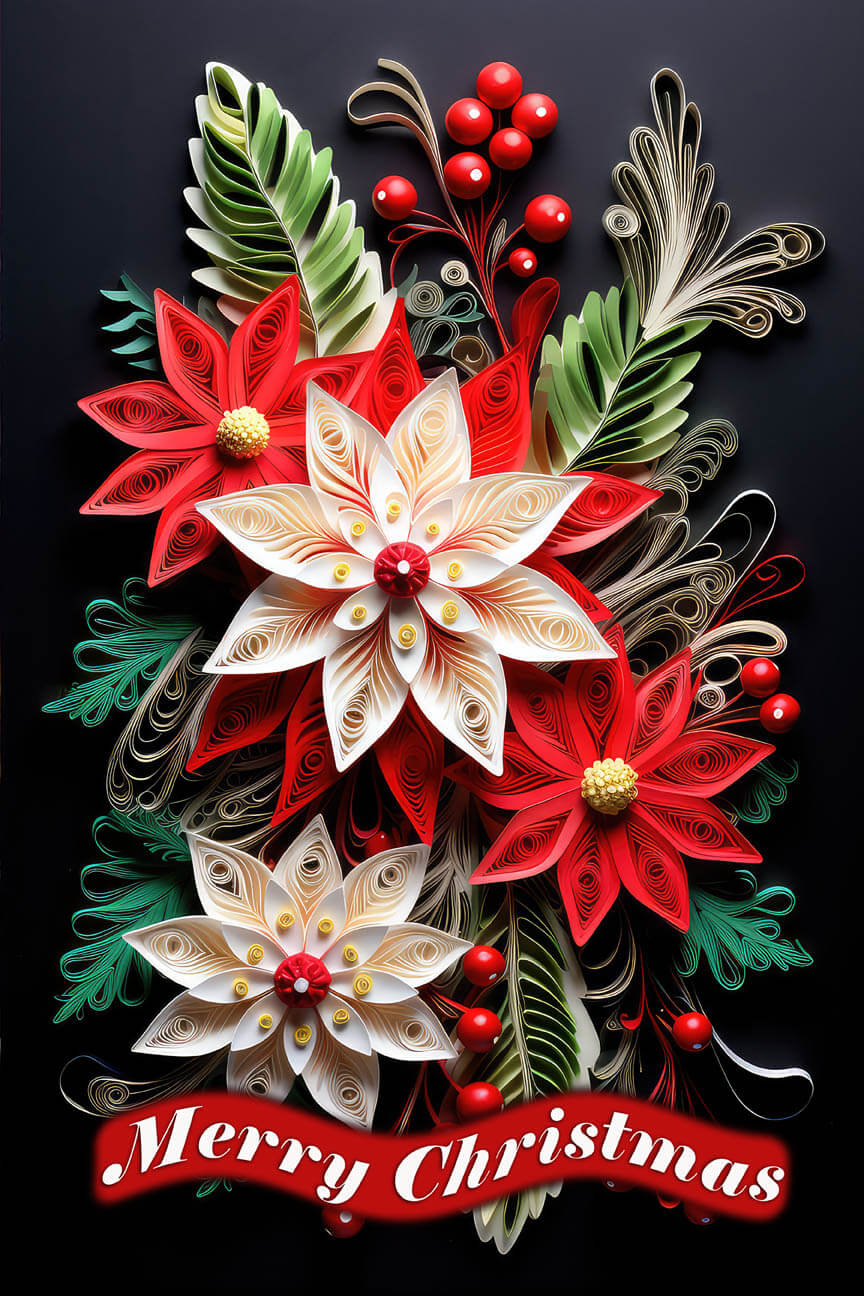 3D Christmas Garden Flags Custom Sublimated Assorted Designs - Image 6
