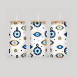 Evil Eye Glass Tumbler