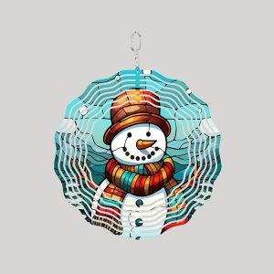 Snowman Garden Wind Spinner.