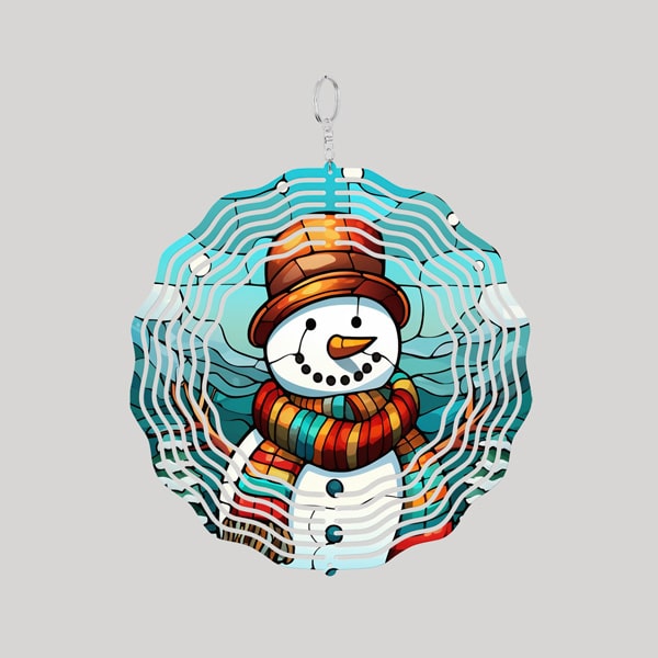 Snowman Garden Wind Spinner.