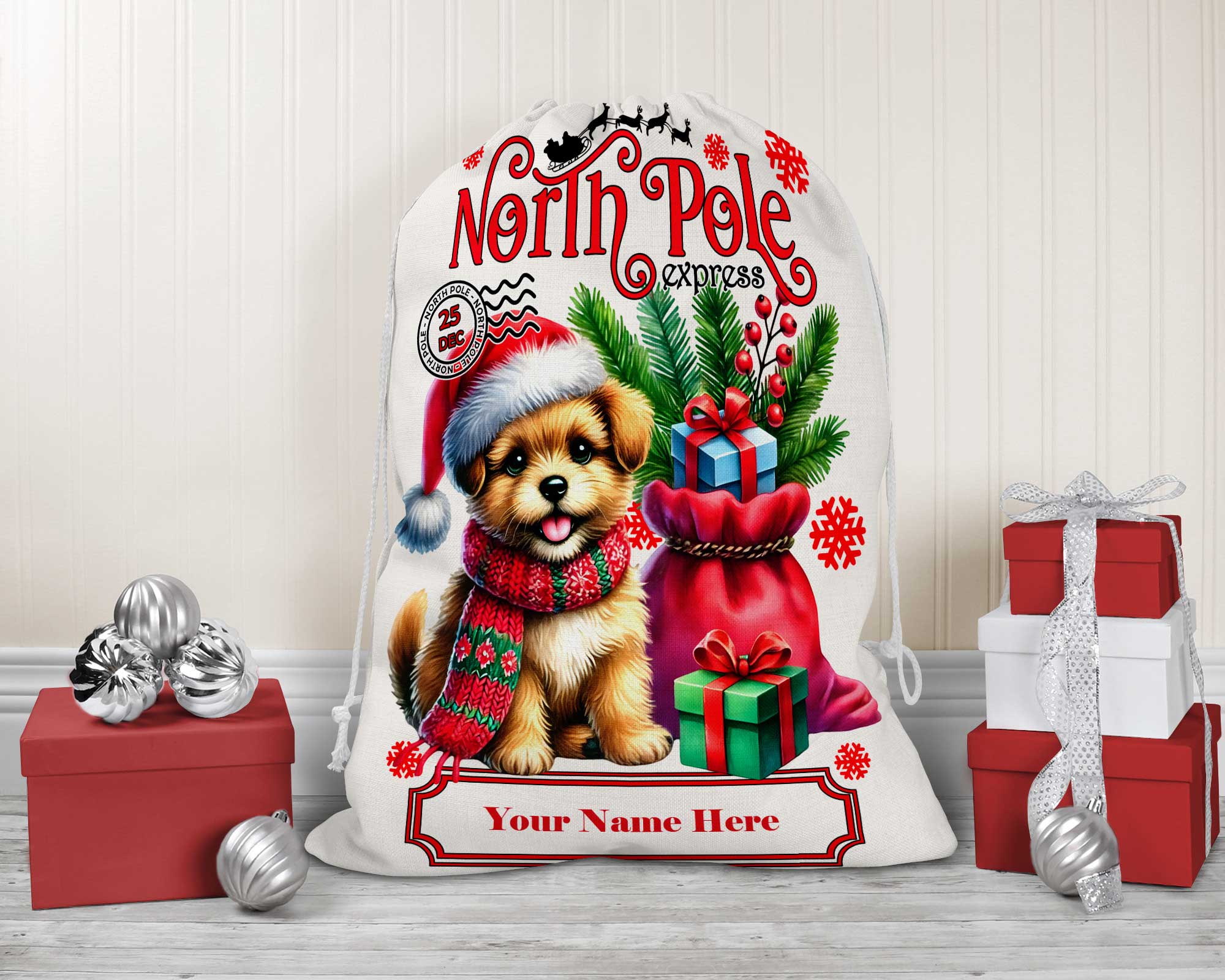 Child's Christmas Santa Sacks Your Choice of Styles - Image 4