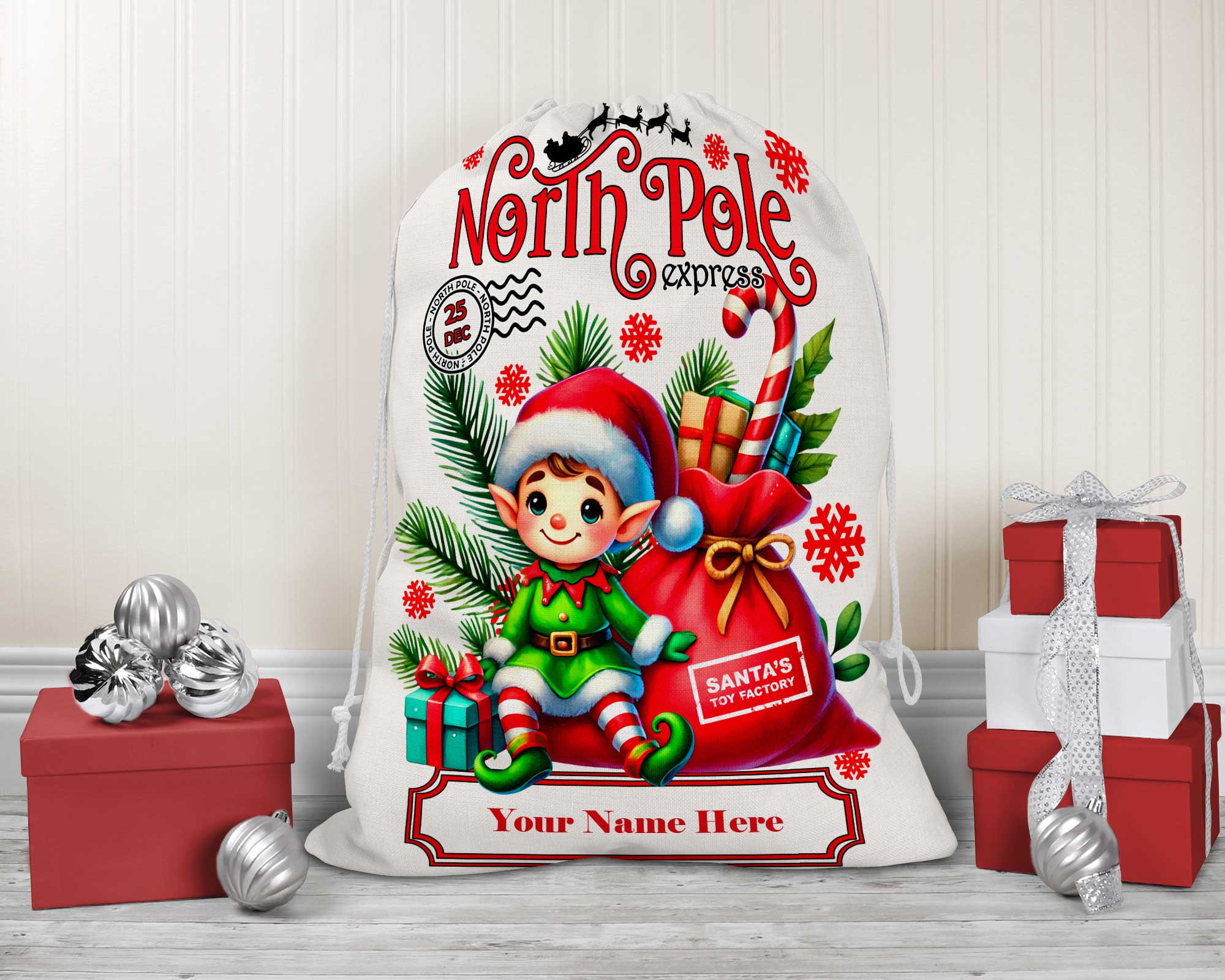 Child's Christmas Santa Sacks Your Choice of Styles - Image 5