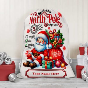Child's Christmas Santa Sacks Your Choice of Styles