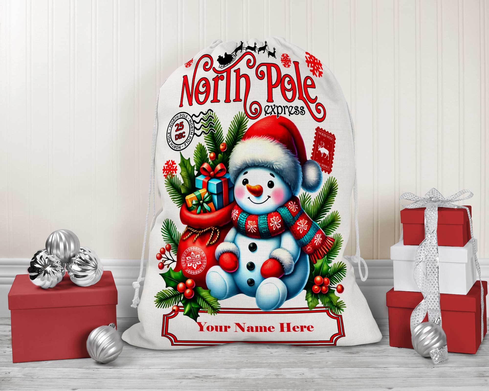 Child's Christmas Santa Sacks Your Choice of Styles - Image 8