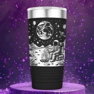 Solitude Astronaut In Space 20oz Stainless Steel Tumbler